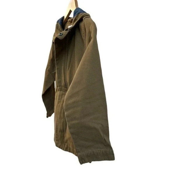 Cherokee Casual Jacket Boys Size Small S/P with Hood Pockets Full Zipper‎ Tan​​​ - Picture 4 of 8